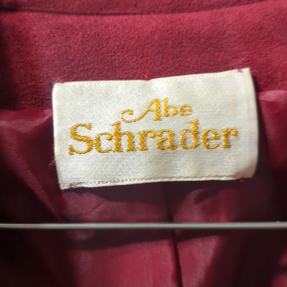 Vintage 70s Abe Schrader Microsuede Skirt Suit W/ Pockets - Picture 8 of 9